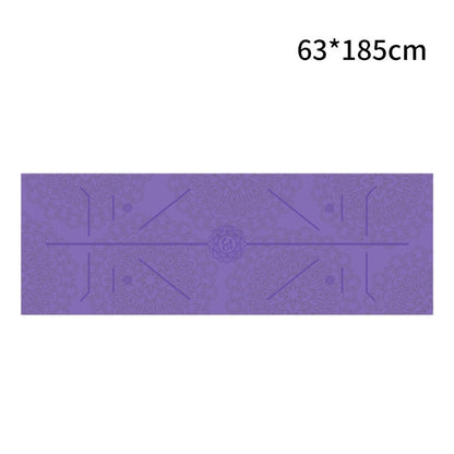 Serviette de yoga imprimée, serviette de yoga portable, serviette de yoga antidérapante et respectueuse de l'environnement - LUXARAH