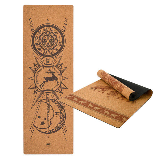 Tapis de yoga en caoutchouc naturel. Tapis de yoga en liège - LUXARAH