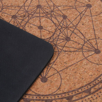 Tapis de yoga en caoutchouc naturel. Tapis de yoga en liège - LUXARAH