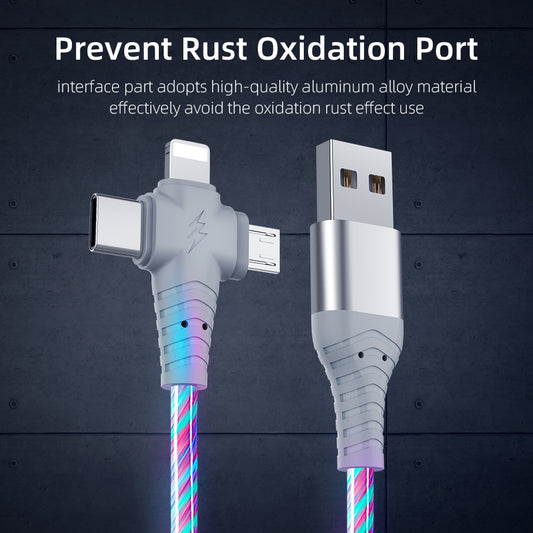 Le câble de données Streamer est compatible avec la charge rapide de type C.