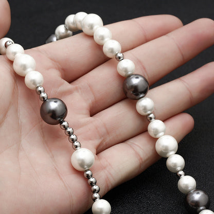 Colliers de perles à coutures colorées pour hommes et femmes