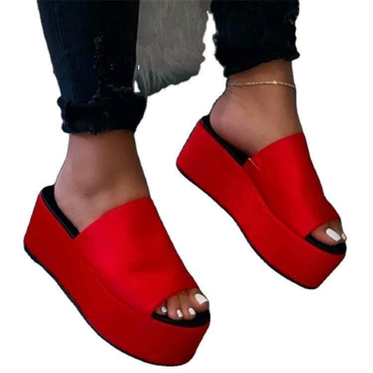 Sandales d'été tendance pour femmes, compensées, escarpins, talons hauts, tongs, plateformes, nouveauté - LUXARAH