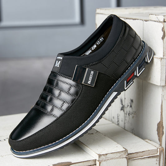 Chaussures en cuir grande taille pour hommes, nouvelles chaussures décontractées en cuir - LUXARAH