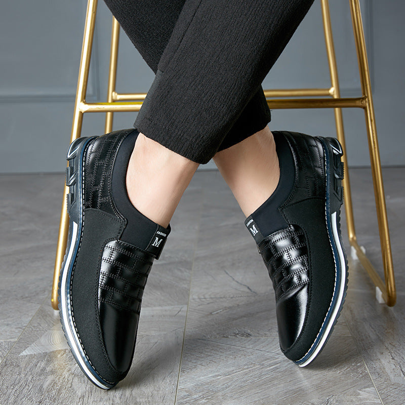 Chaussures en cuir grande taille pour hommes, nouvelles chaussures décontractées en cuir - LUXARAH