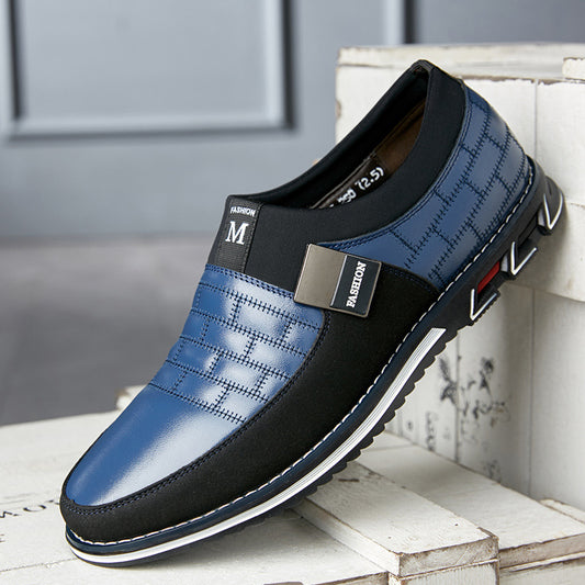 Chaussures en cuir grande taille pour hommes, nouvelles chaussures décontractées en cuir - LUXARAH