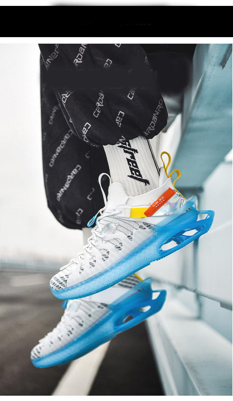 Chaussures de sport pour hommes, respirantes, grande taille, décontractées, de style coréen, tendance, été - LUXARAH