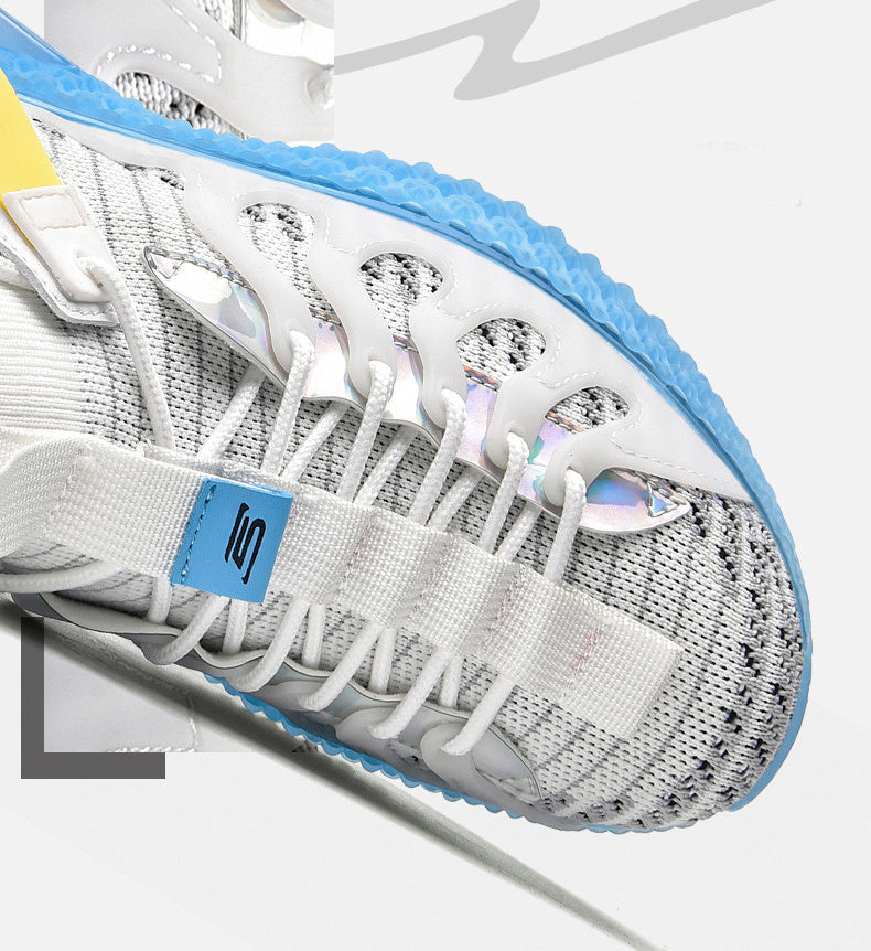 Chaussures de sport pour hommes, respirantes, grande taille, décontractées, de style coréen, tendance, été - LUXARAH