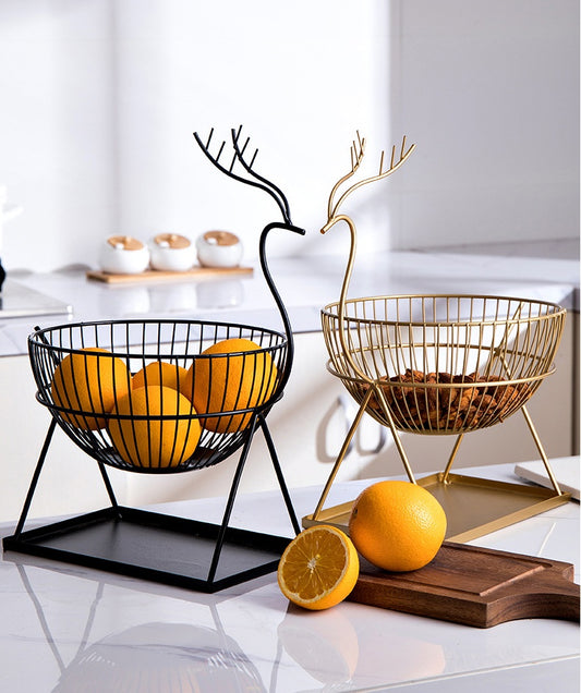 Articles pour la maison, salon créatif, assiette de fruits nordique, panier de rangement, art en fer