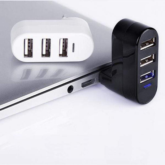 Répartiteur USB, hub USB multi-interface, hub d'extension haute vitesse 2.0, couleur rotative