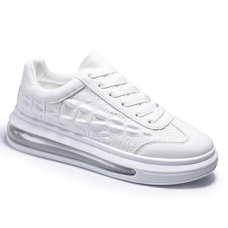 Chaussures tendance en cuir pour hommes, baskets décontractées - LUXARAH