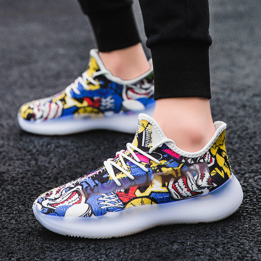 Chaussures de sport tendance pour hommes, chaussures de course décontractées et respirantes - LUXARAH