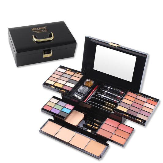 Boîte à fards à paupières mat, étui à cosmétiques, plateau de maquillage multifonction - LUXARAH