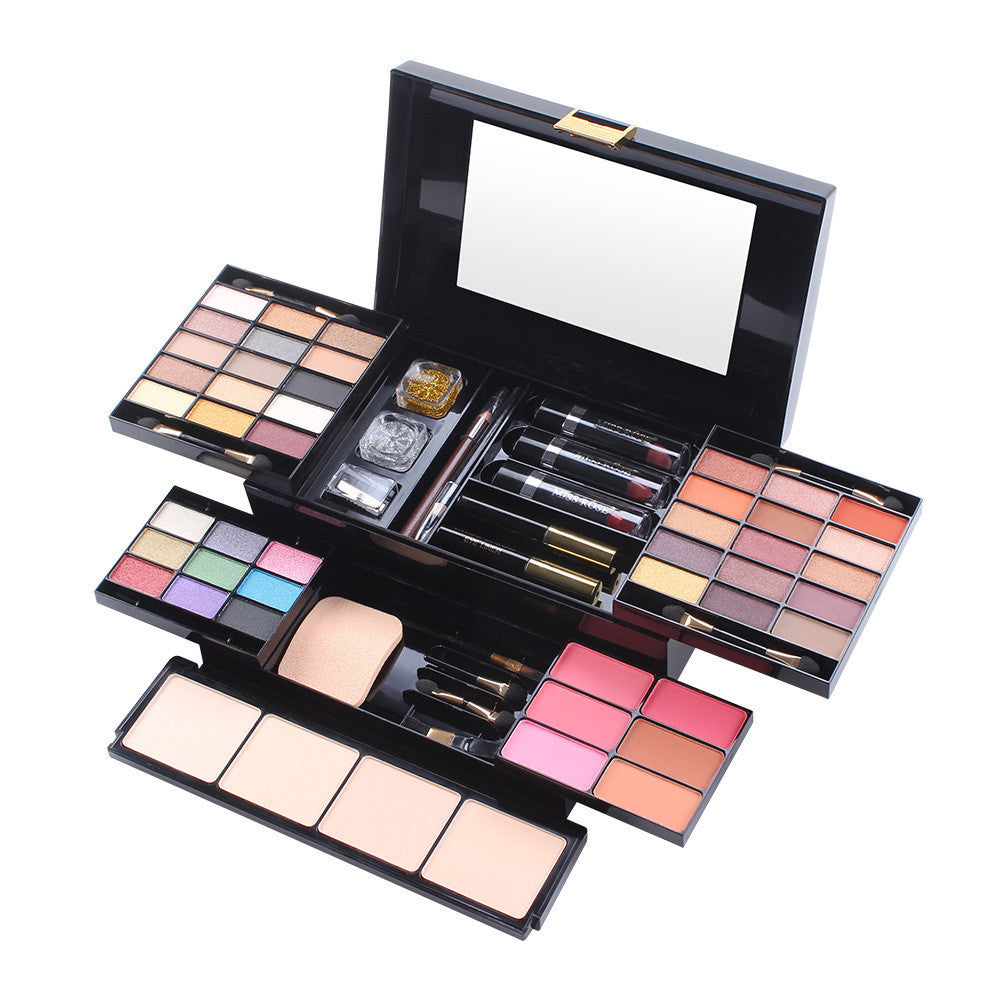 Boîte à fards à paupières mat, étui à cosmétiques, plateau de maquillage multifonction - LUXARAH