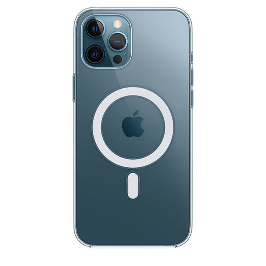 Étui de téléphone magnétique transparent anti-chute (12 pièces)