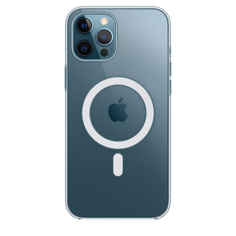 Étui de téléphone magnétique transparent anti-chute (12 pièces)