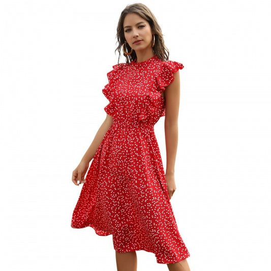 Robe longue d'été en mousseline de soie - LUXARAH
