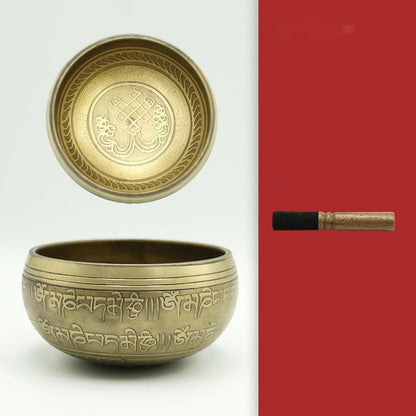 Bol chantant de méditation pour le yoga, bol sonore de Bouddha fait main - LUXARAH