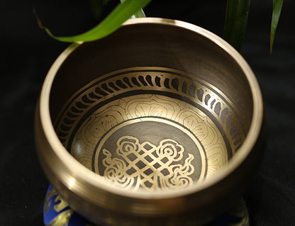 Bol chantant de méditation pour le yoga, bol sonore de Bouddha fait main - LUXARAH