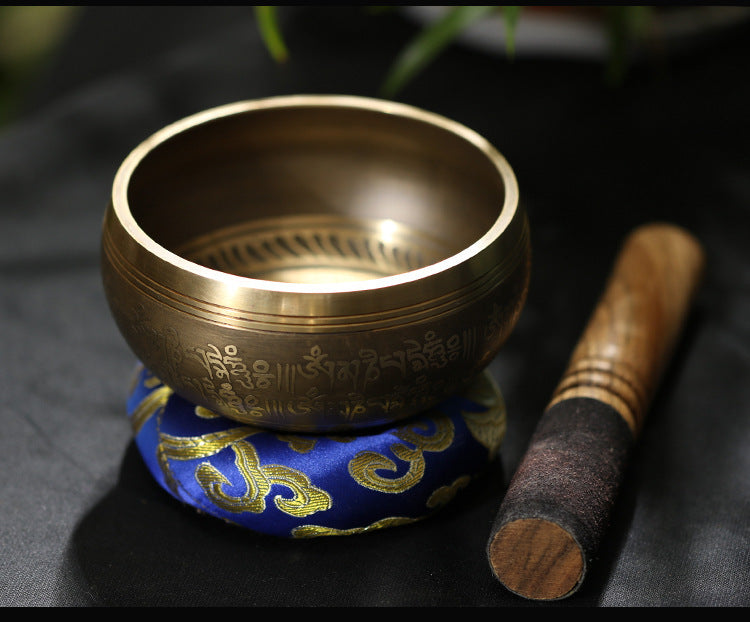 Bol chantant de méditation pour le yoga, bol sonore de Bouddha fait main - LUXARAH