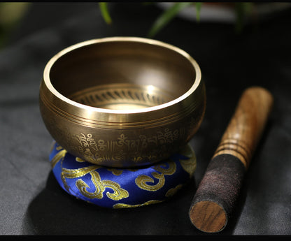 Bol chantant de méditation pour le yoga, bol sonore de Bouddha fait main - LUXARAH