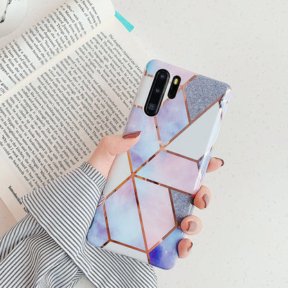 Étui de téléphone portable en marbre électrolytique