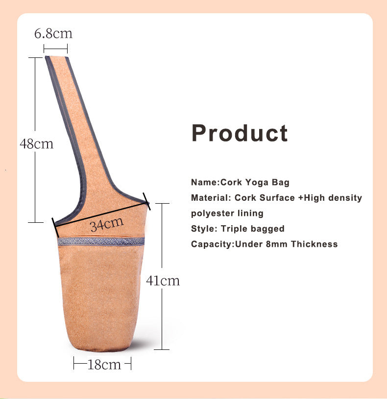 Sac à dos de yoga en liège - LUXARAH
