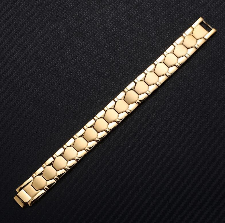 Bracelet 4 en 1 pour homme, magnétique, en titane, pour la santé et l'arthrite - LUXARAH