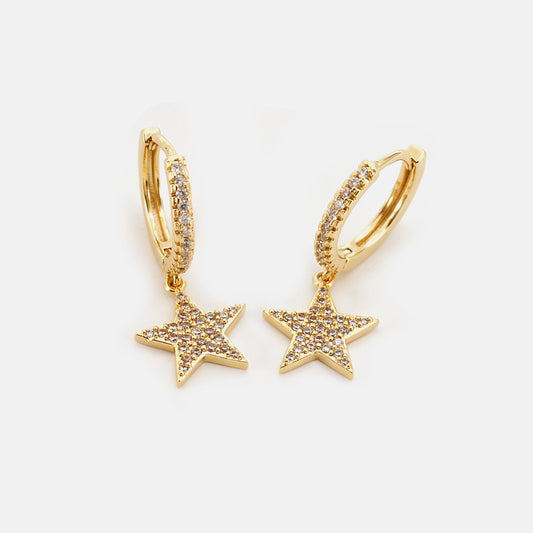 Boucles d'oreilles étoiles