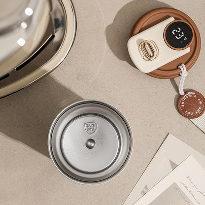 Bouteille isotherme numérique intelligente, tasse à café portable, bouteille d'eau en acier inoxydable, tasse isotherme pour voiture, garde le froid, bouteilles sous vide 450 ml