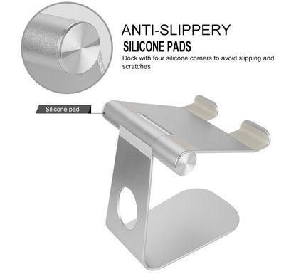 Compatible avec Apple, support de tablette pour iPad, mini support de téléphone, accessoires de bureau, support réglable