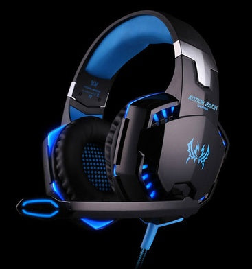 Casque de jeu filaire avec son surround, basses profondes, stéréo, écouteurs avec microphone