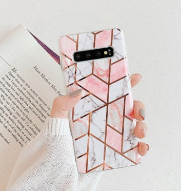 Étui de téléphone portable en marbre électrolytique