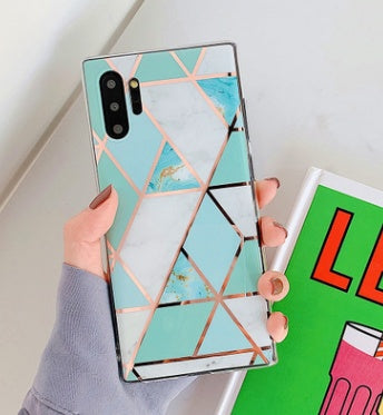 Étui de téléphone portable en marbre électrolytique