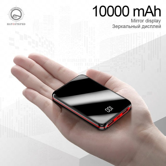 Batterie externe 8 W, chargeur portable à charge rapide avec double sortie USB pour téléphone
