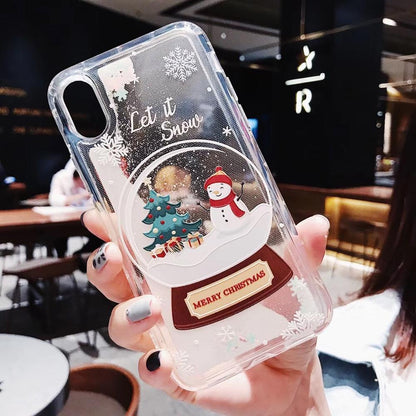Compatible avec Apple, coque mobile, Snowflakes, Sands, Noël