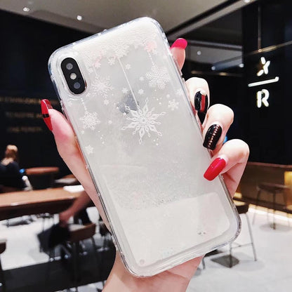 Compatible avec Apple, coque mobile, Snowflakes, Sands, Noël