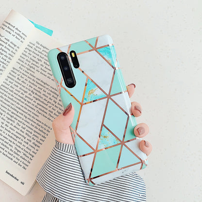 Étui de téléphone portable en marbre électrolytique