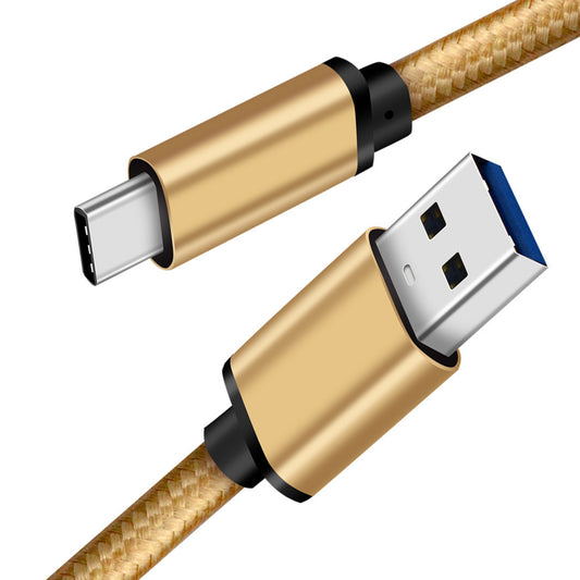 Câble de chargement pour téléphone portable et ordinateur portable avec ligne de données de type C