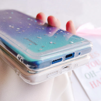 Coque de téléphone transparente en gypsophile