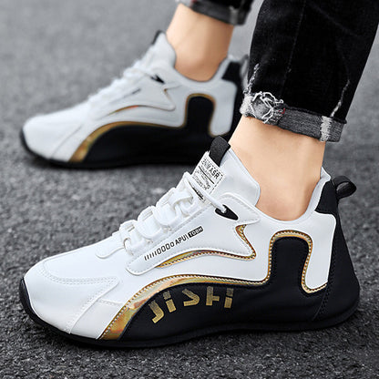 Baskets à lacets tendance pour hommes, chaussures basses respirantes, chaussures de course, de marche et de sport - LUXARAH