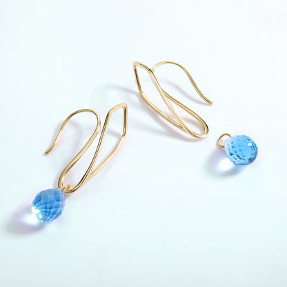 Boucles d'oreilles en cristal
