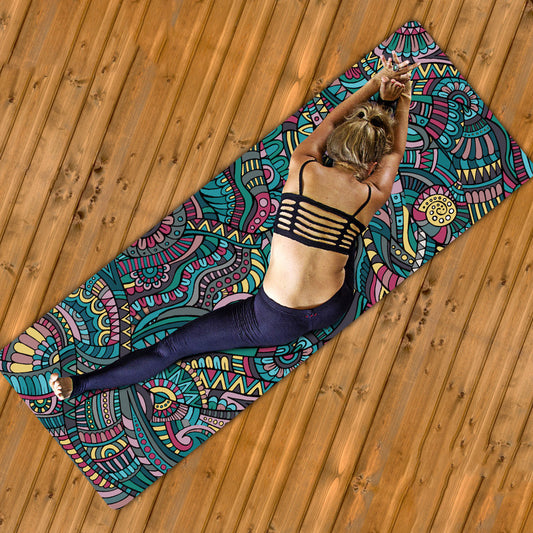Tapis de yoga en caoutchouc - LUXARAH