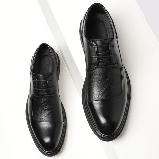 Nouvelles chaussures pour hommes, chaussures habillées d'affaires, chaussures britanniques pointues - LUXARAH