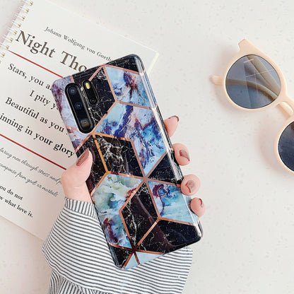 Étui de téléphone portable en marbre électrolytique