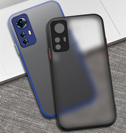 Coque de protection transparente en silicone givré ultra-mince et résistante aux chutes