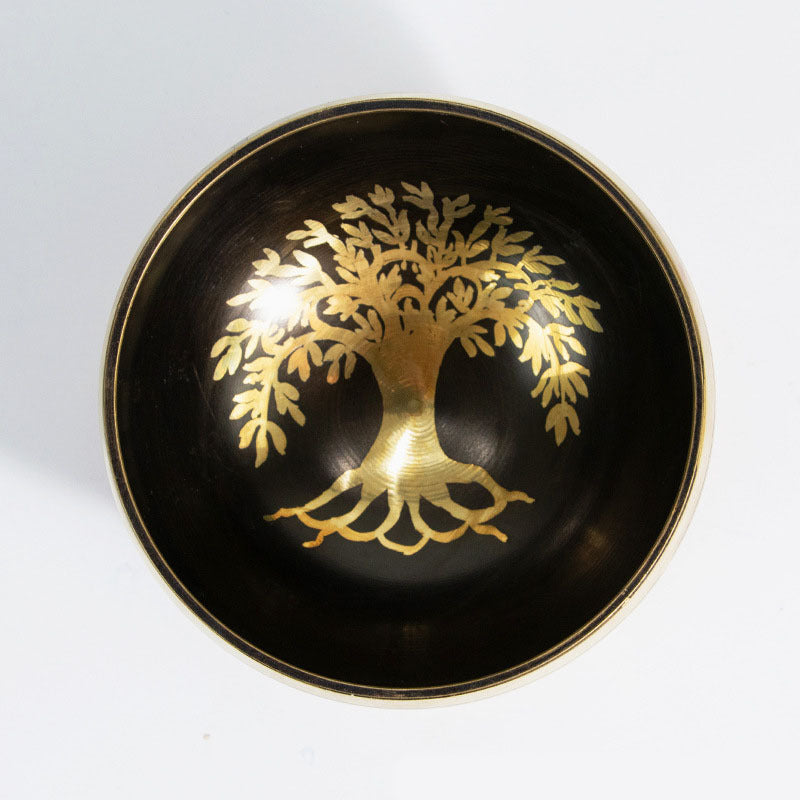 Bol sonore de Bouddha chantant l'arbre de vie fait à la main - LUXARAH