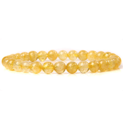 Bracelet en pierre naturelle de 6 mm, tissé à la main, bracelet énergétique - LUXARAH
