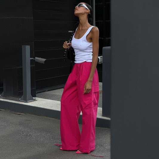 Pantalon de travail legging à lacets tendance pour femme - LUXARAH