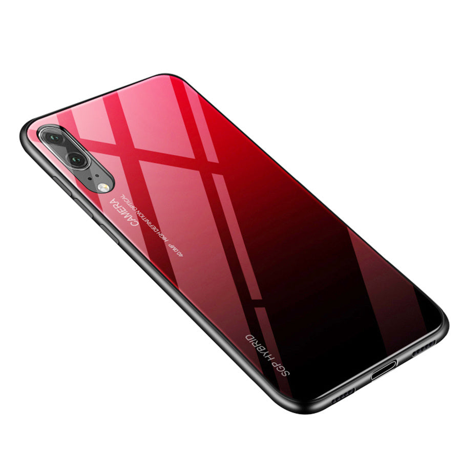 Coque de téléphone en verre dégradé