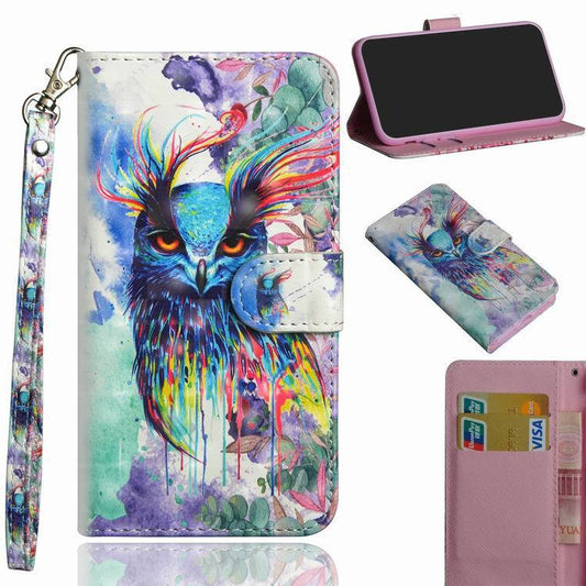 Support 3D pour peinture animale compatible avec les coques de téléphone portable Xiaomi